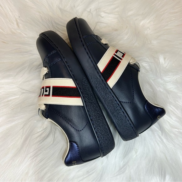 Gucci Kids ACE Sneakers Size 26 US 10 - Picture 8 of 13